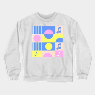 musical pattern Crewneck Sweatshirt